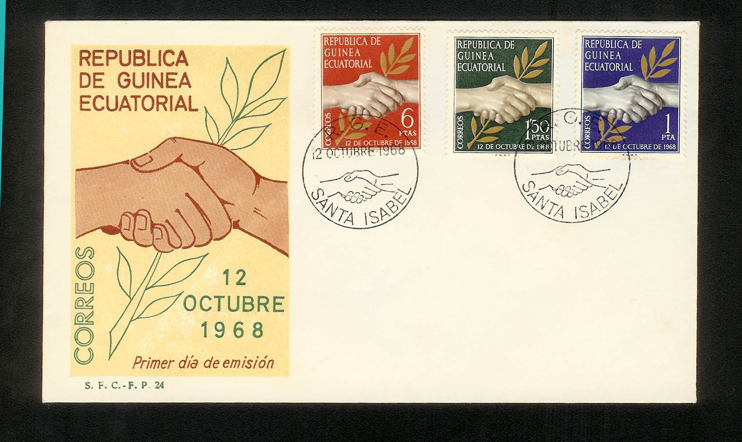 SOBRE CARTA. REPUBLICA DE GUINEA ECUATORIAL