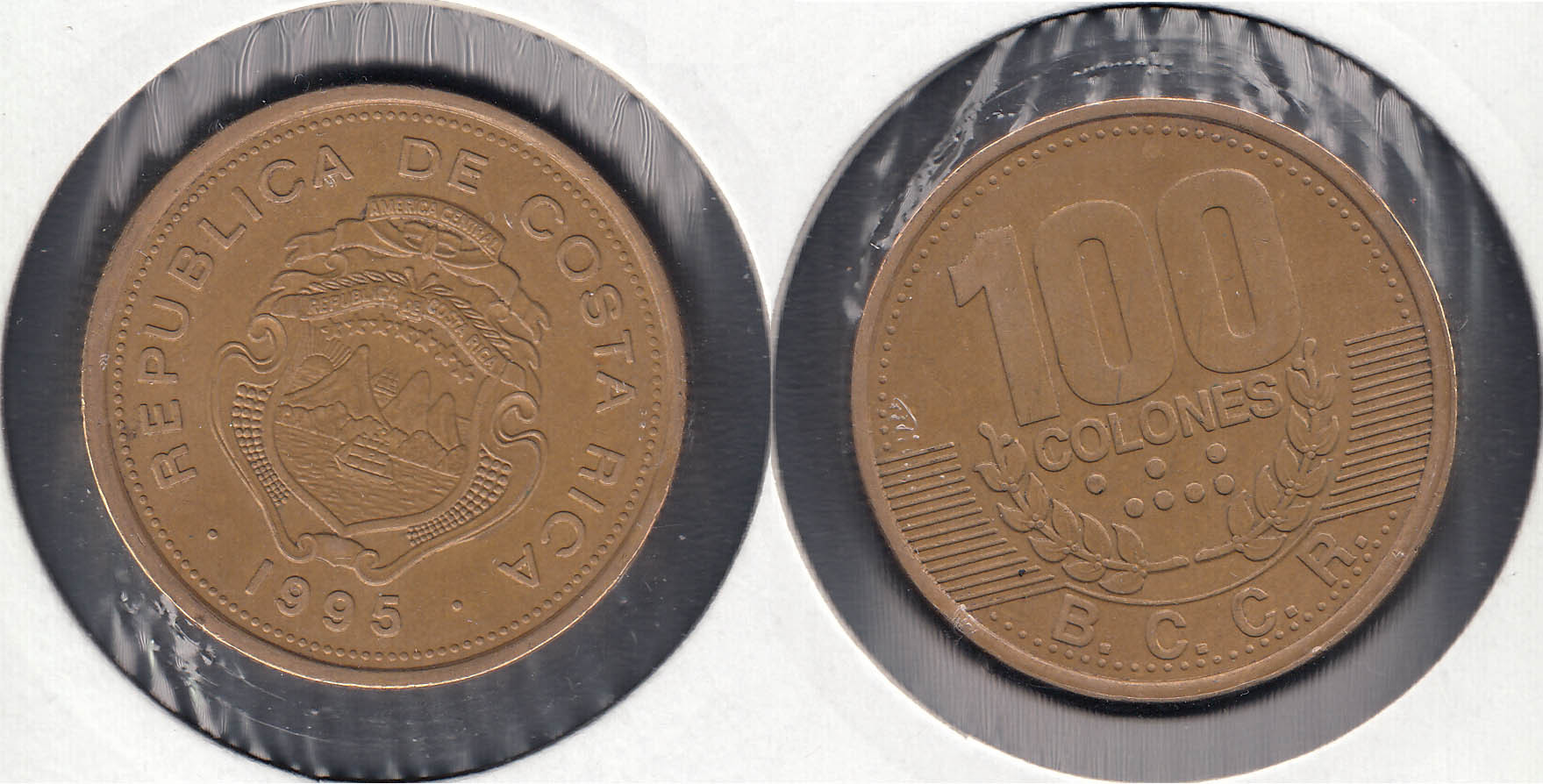 COSTA RICA. 100 COLONES DE 1995.