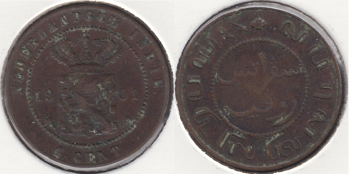 INDIA HOLANDESA - NETHERLAND EAST INDIES. 1 CENTIMO (CENT) DE 1901.