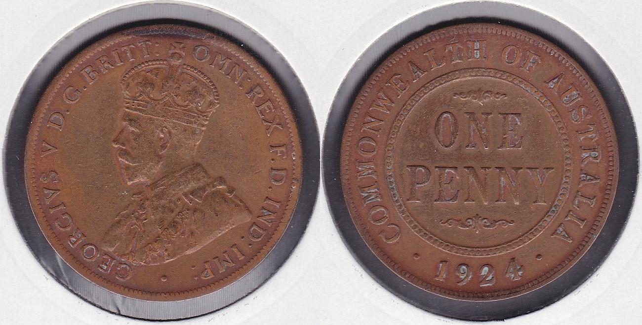 AUSTRALIA. 1 PENIQUE (PENNY) DE 1924.