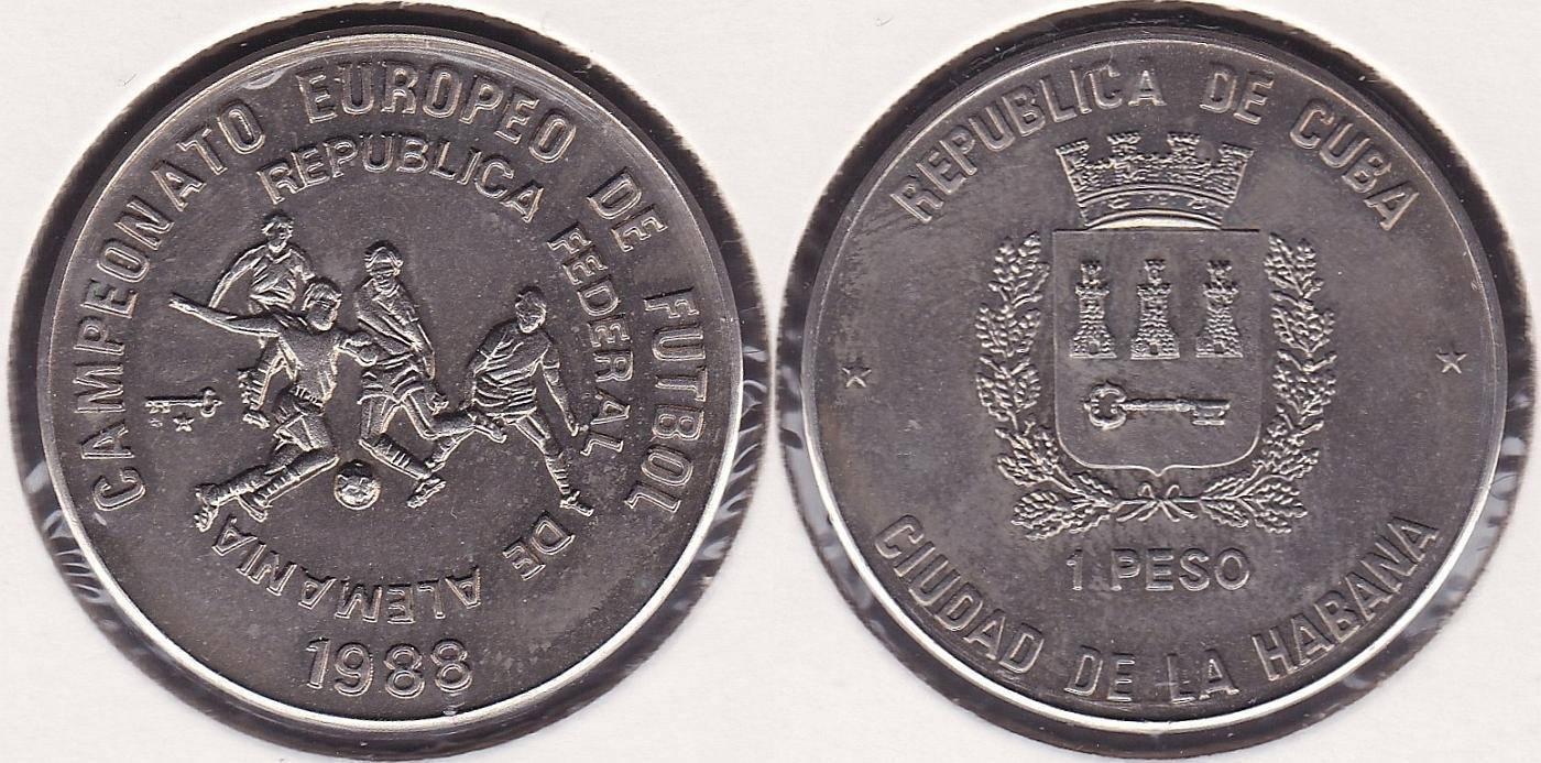 CUBA. 1 PESO DE 1988. (8)
