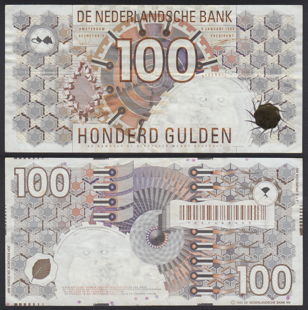 HOLANDA - NEDERLAND. 100 GULDEN DE 1992. MBC