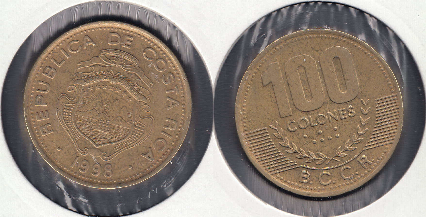COSTA RICA. 100 COLONES DE 1998.