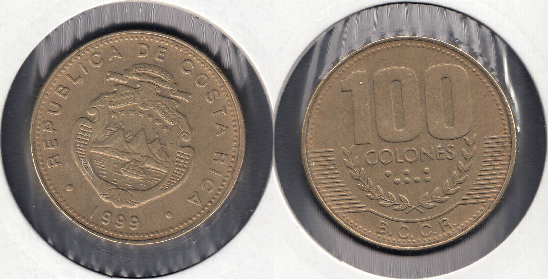 COSTA RICA. 100 COLONES DE 1999.