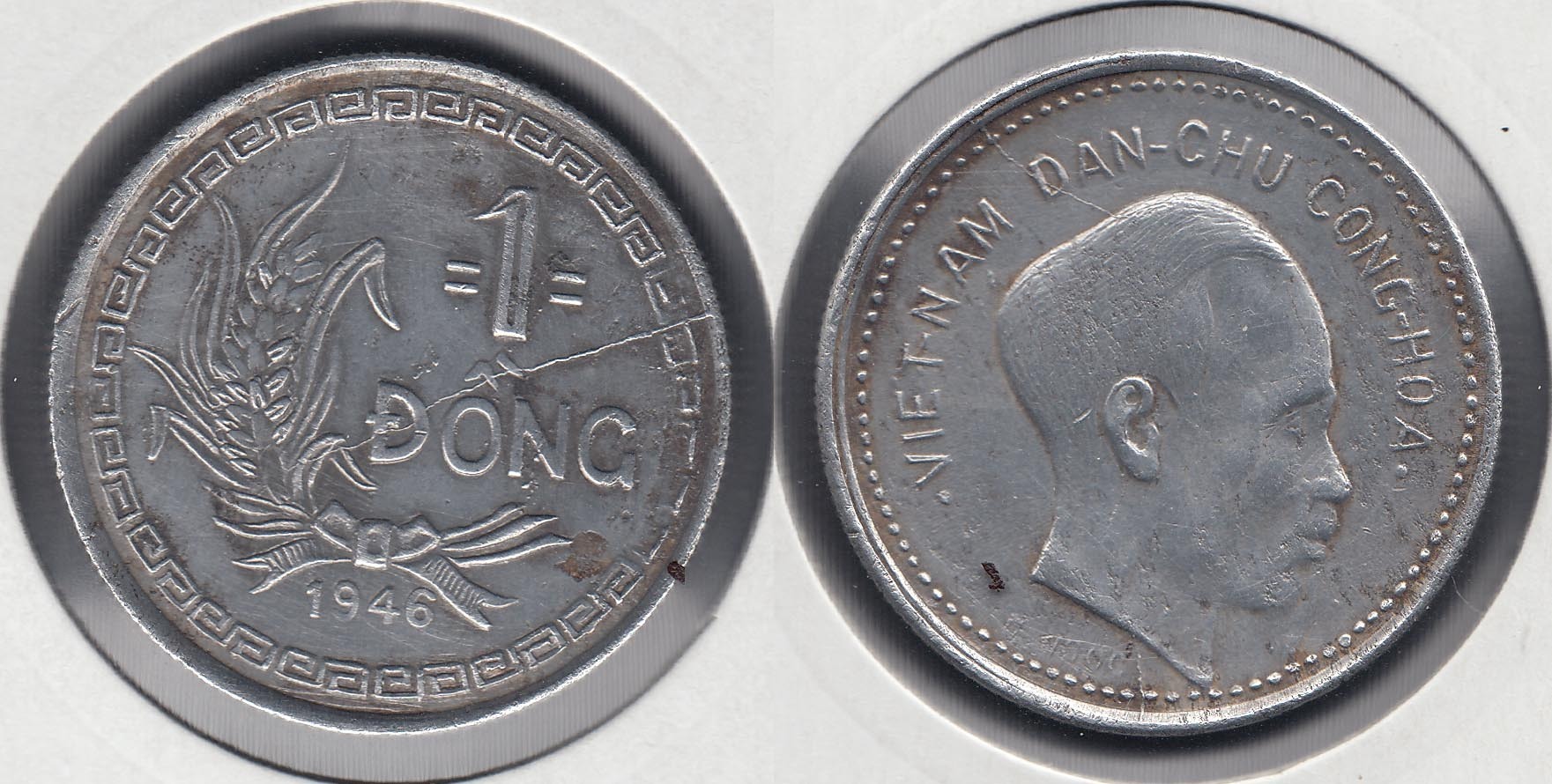 VIETNAM. ESTADO COMUNISTA REBELDE. 1 DONG DE 1946.