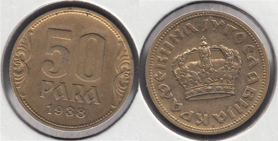 YUGOSLAVIA. 50 PARA DE 1938.