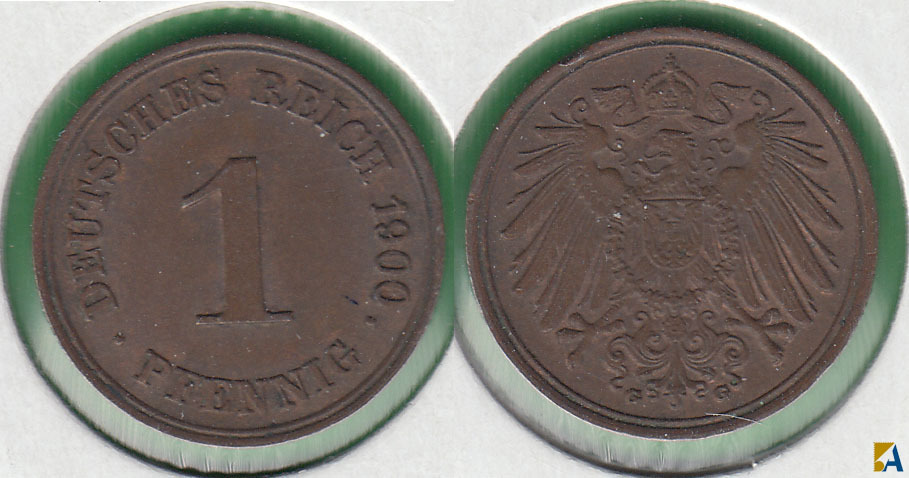 IMPERIO ALEMAN - GERMANY EMPIRE. 1 PFENNIG DE 1900 G.