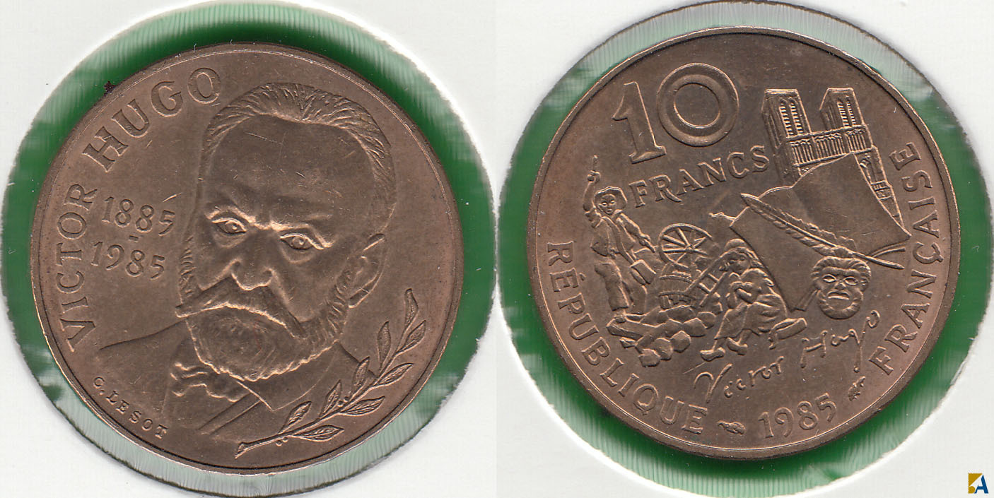 FRANCIA - FRANCE. 10 FRANCOS (FRANCS) DE 1985.
