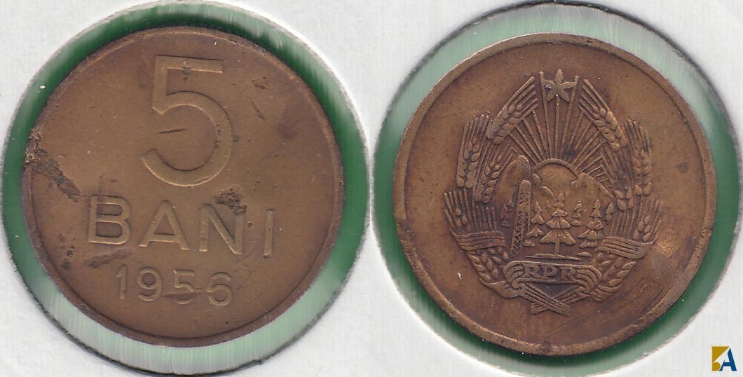 RUMANIA - ROMANIA. 5 BANI DE 1956.