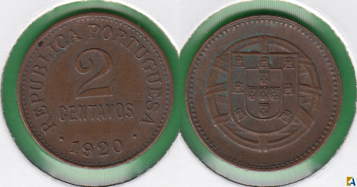 PORTUGAL. 2 CENTAVOS DE 1920.