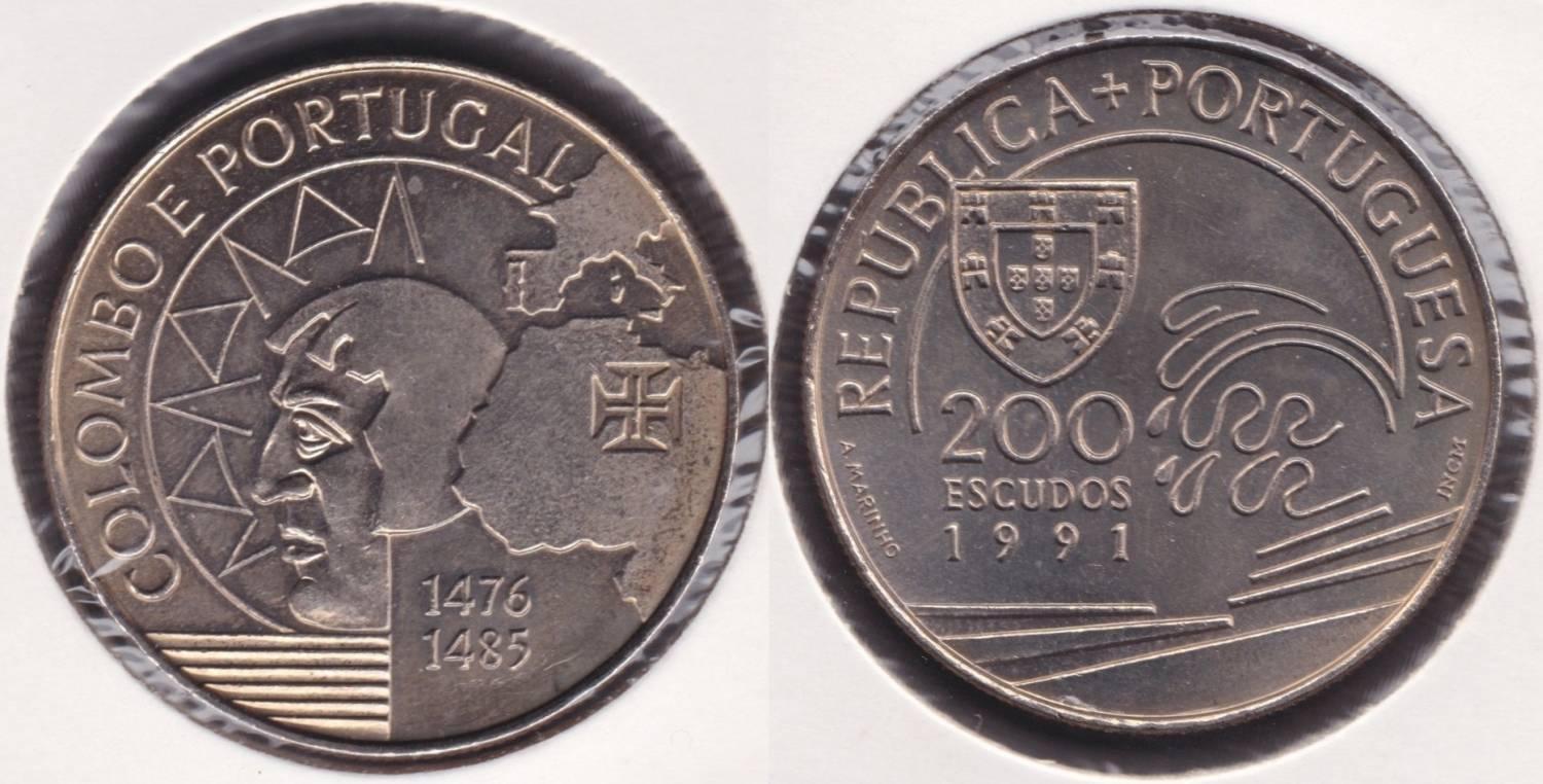 PORTUGAL. 200 ESCUDOS DE 1991.