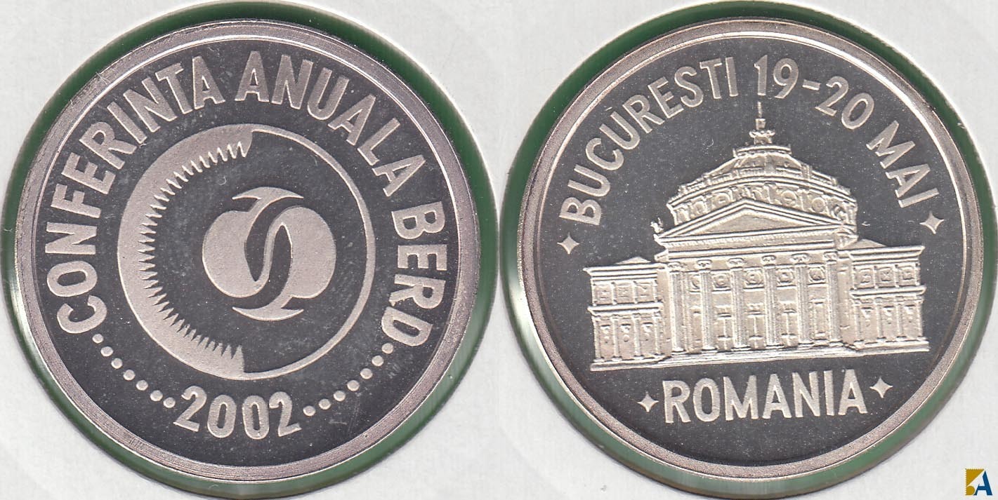 RUMANIA - ROMANIA. MEDALLA (MEDAL) DE 2002. PLATA 0.800.