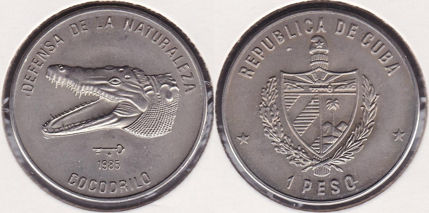 CUBA. 1 PESO DE 1985. (2)