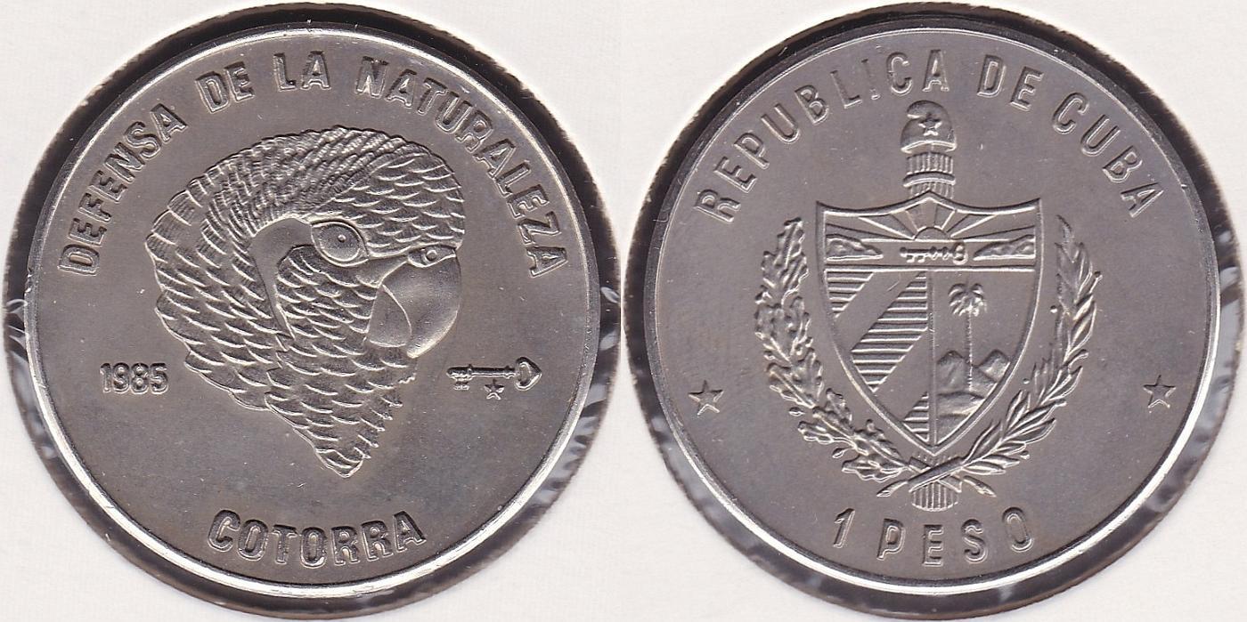 CUBA. 1 PESO DE 1985. (4)