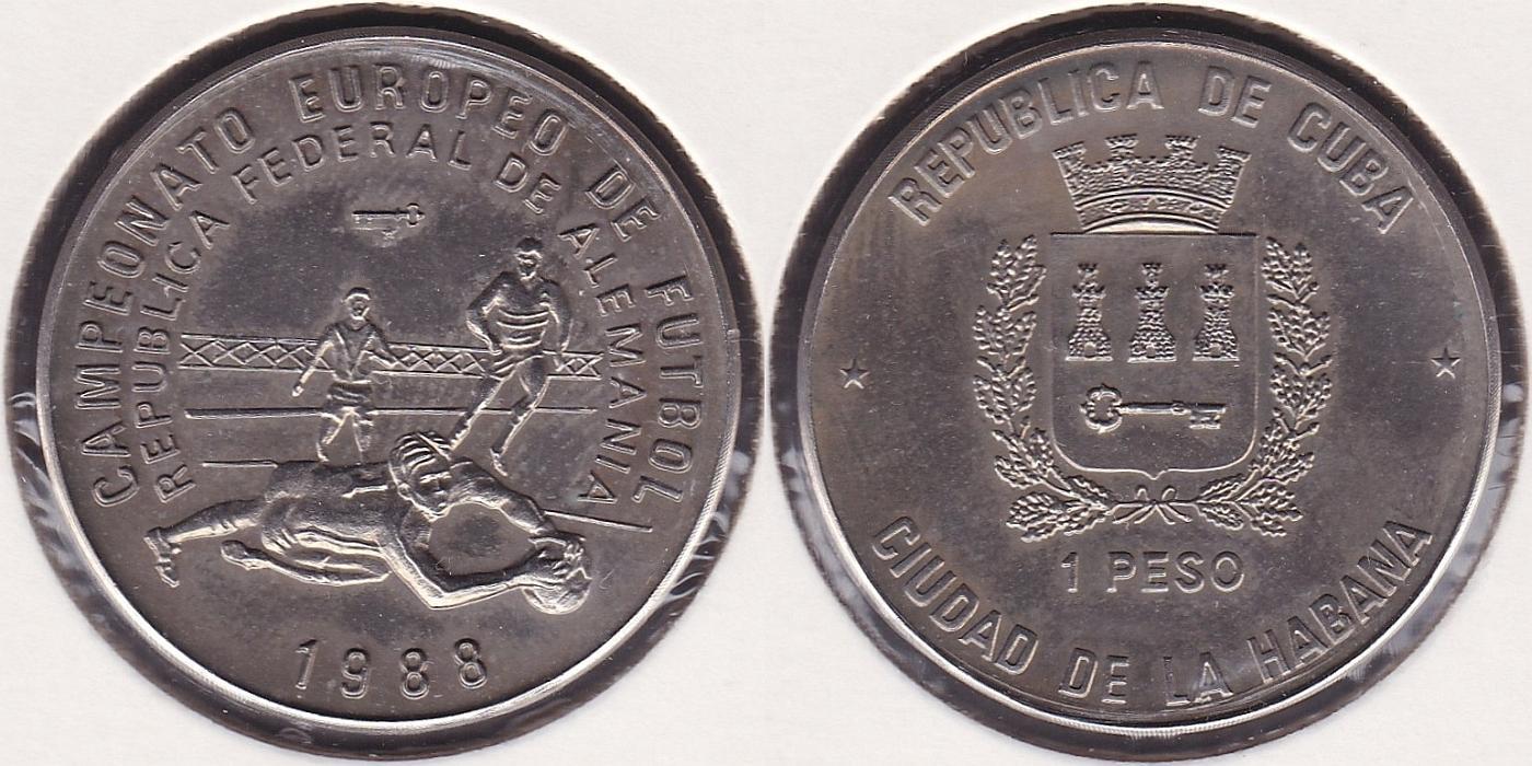 CUBA. 1 PESO DE 1988. (7)