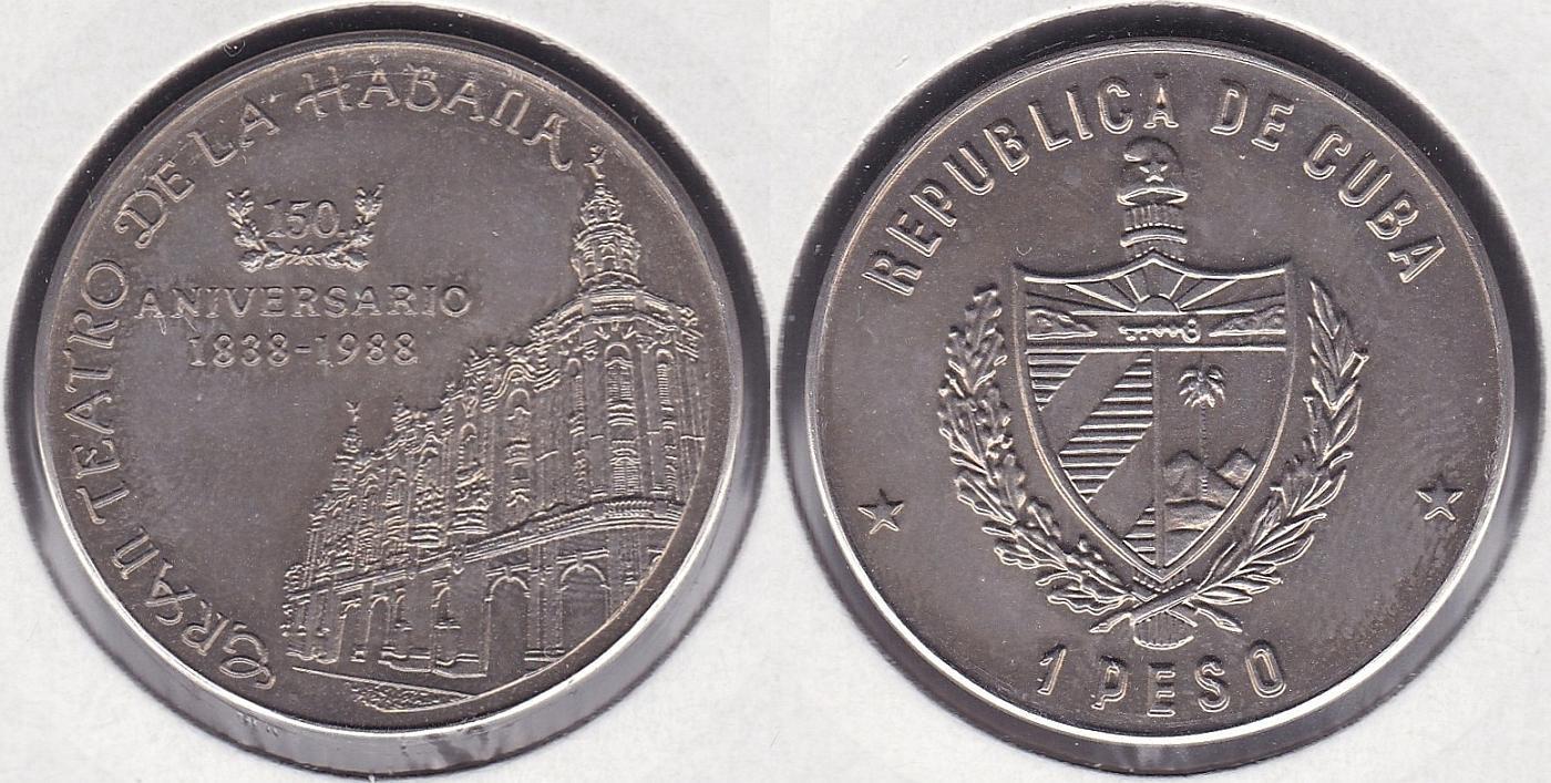 CUBA. 1 PESO DE 1988. (11)