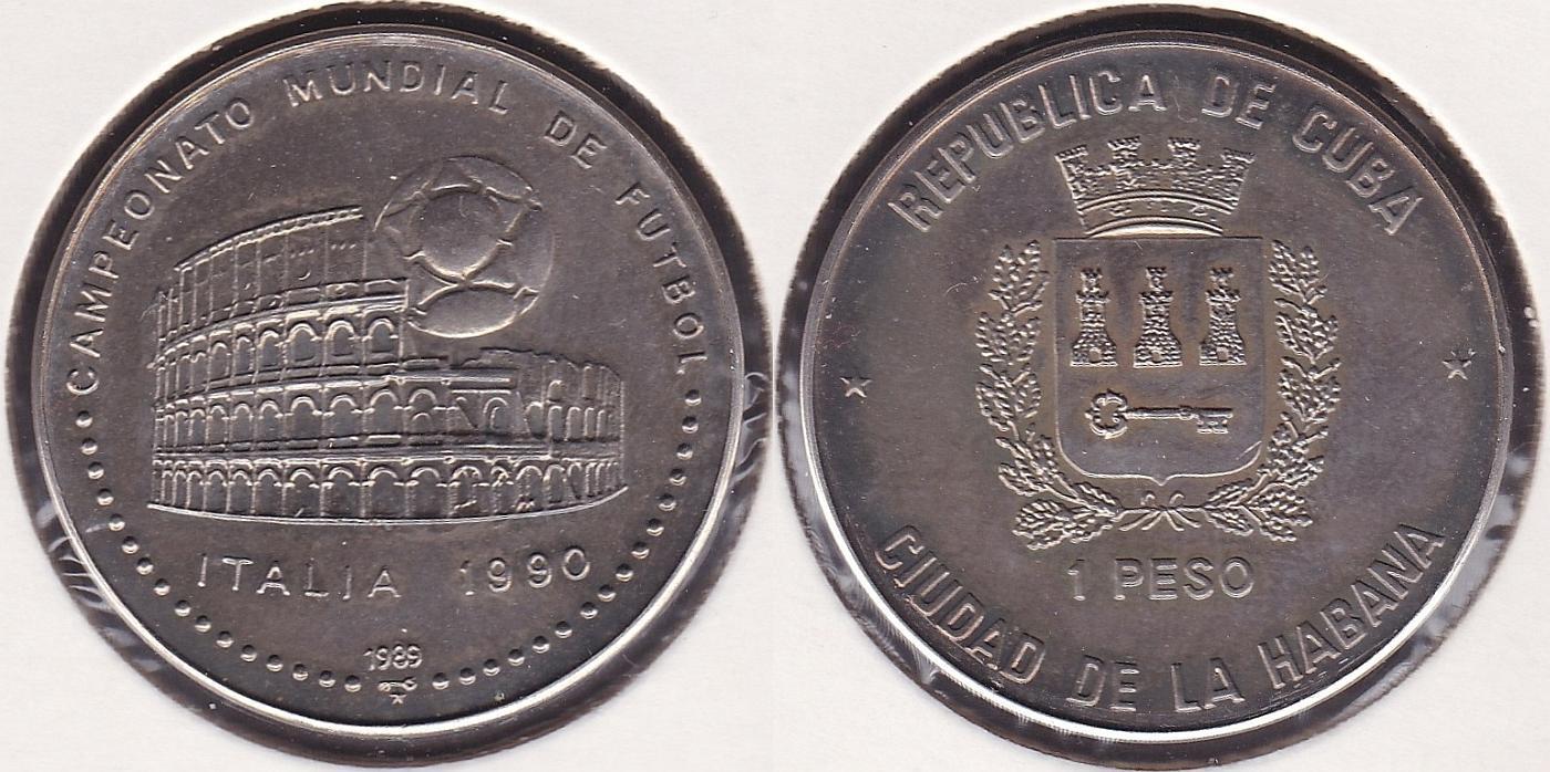 CUBA. 1 PESO DE 1989. (3)