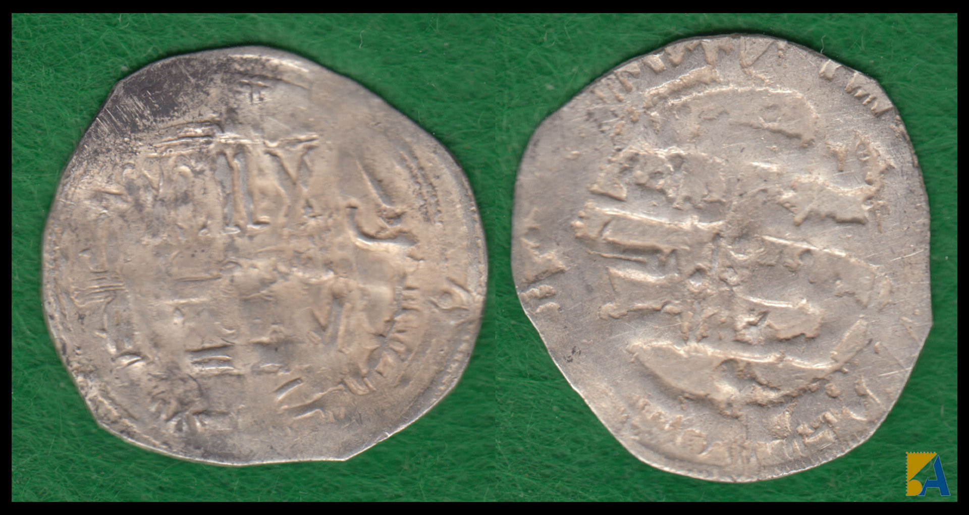 ABDERRAHMAN II. 1 DIRHEM DEL 224 H (840 D.C). AL-LANDALUS. PLATA. (2)