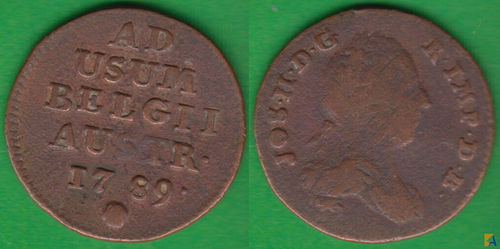 BELGICA - BELGIUM. 2 LIARSO (LIARDS) DE 1789. (2)