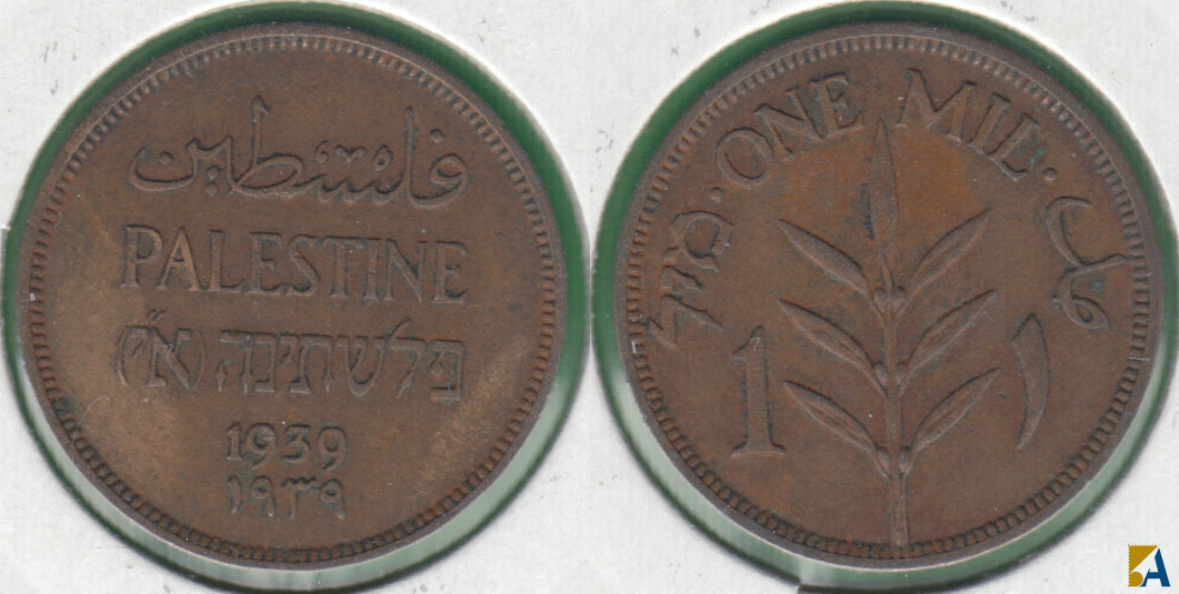 PALESTINA - PALESTINE. 1 MIL DE 1939. (2)
