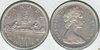 CANADA. 1 DOLAR (DOLLAR) DE 1966. PLATA 0.800. (2)