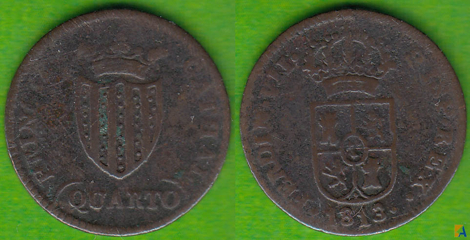 FERNANDO VII. 1 QUARTO DE 1813. CATALUÑA.