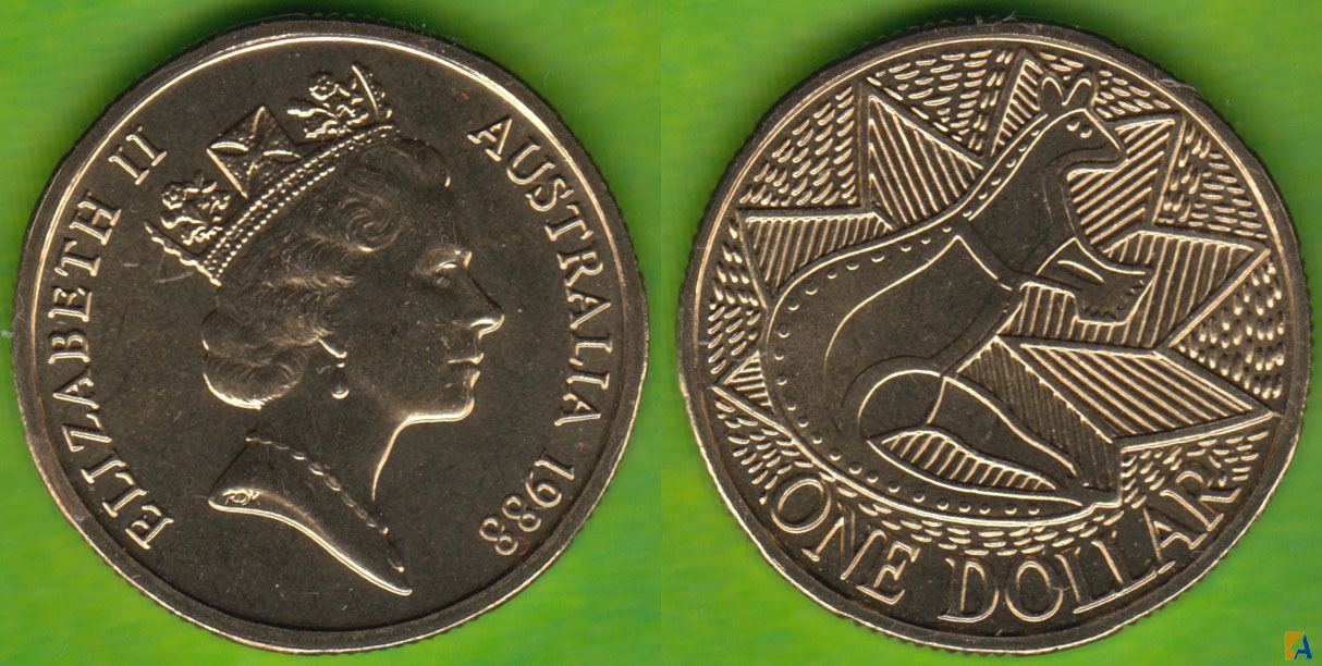 AUSTRALIA. 1 DOLAR (DOLLAR) DE 1988. (2)