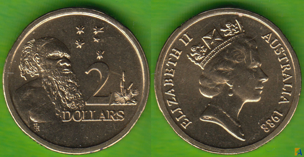AUSTRALIA. 2 DOLARES (DOLLARS) DE 1988.
