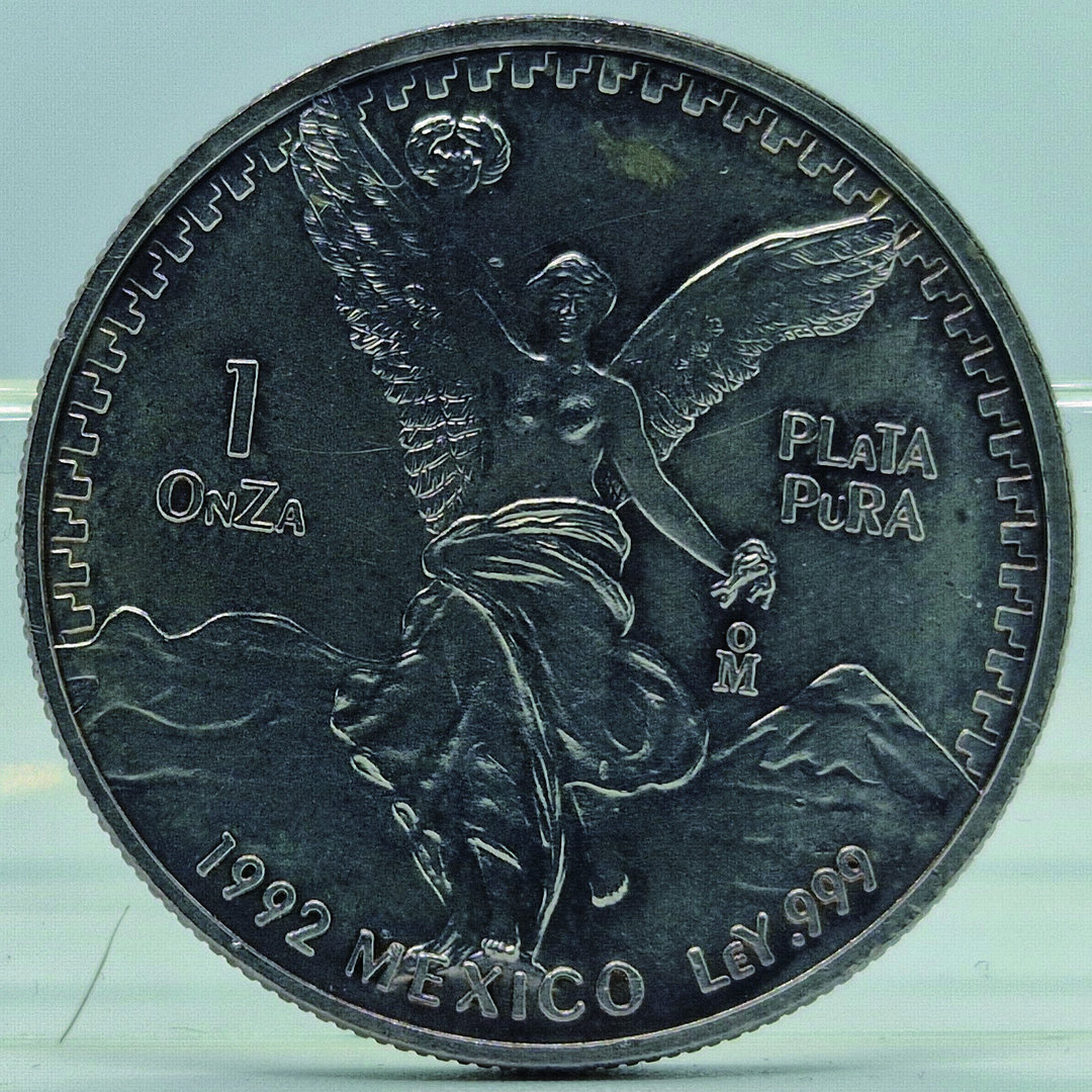 LIBERTAT MEXICO DE 1992. 1 ONZA OZ DE PLATA