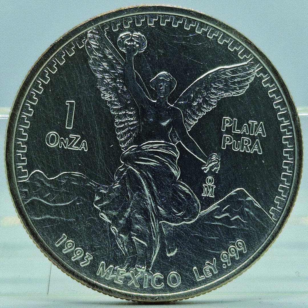 LIBERTAT MEXICO DE 1993. 1 ONZA OZ DE PLATA