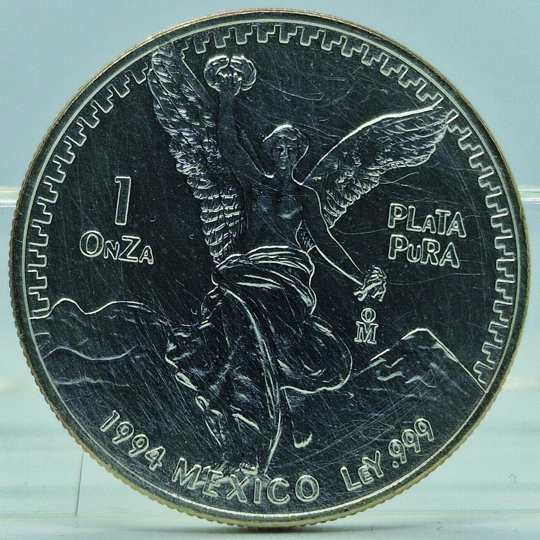 LIBERTAT MEXICO DE 1994. 1 ONZA OZ DE PLATA