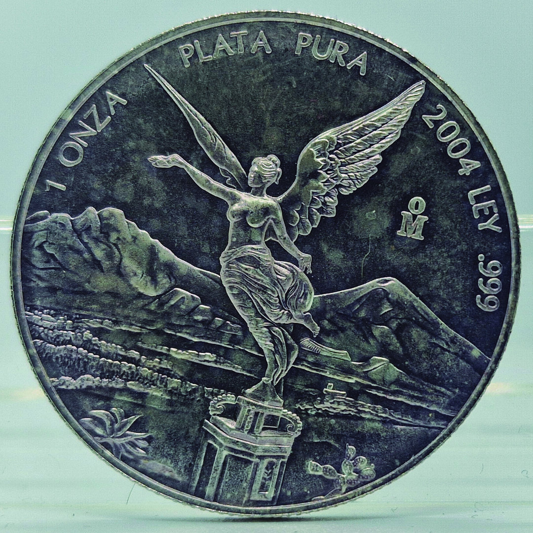 LIBERTAT MEXICO DE 2004. 1 ONZA OZ DE PLATA